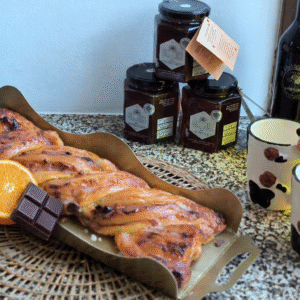 Trenza naranja chocolate