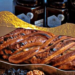 Trenza trenza pasas nueces